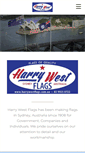 Mobile Screenshot of harrywestflags.com.au